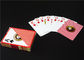 0.3mm Casino Plastic Playing Cards , 63*88mm Matt Finish Plastic Deck of Cards